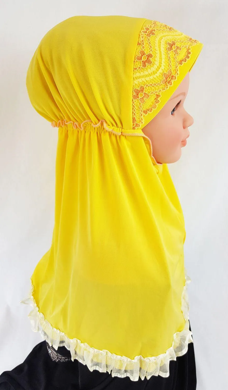 Viscose Baby Kids Children Hijab Islamic Scarf Shawls 1-6T