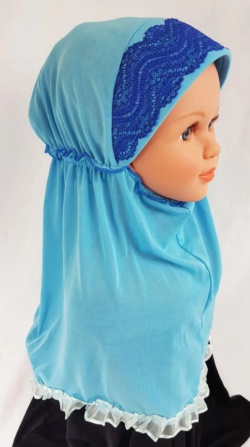 Viscose Baby Kids Children Hijab Islamic Scarf Shawls 1-6T
