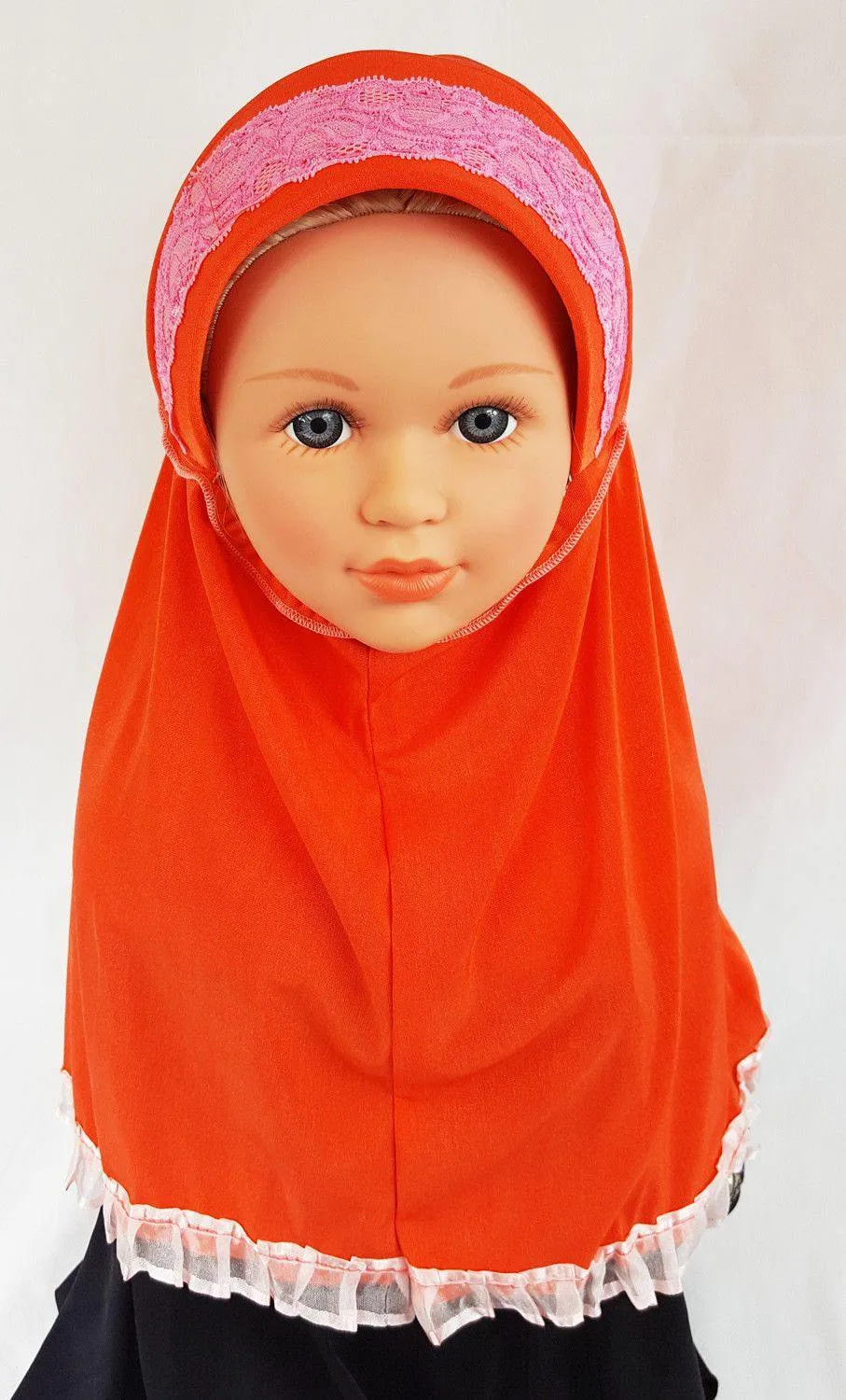 Viscose Baby Kids Children Hijab Islamic Scarf Shawls 1-6T