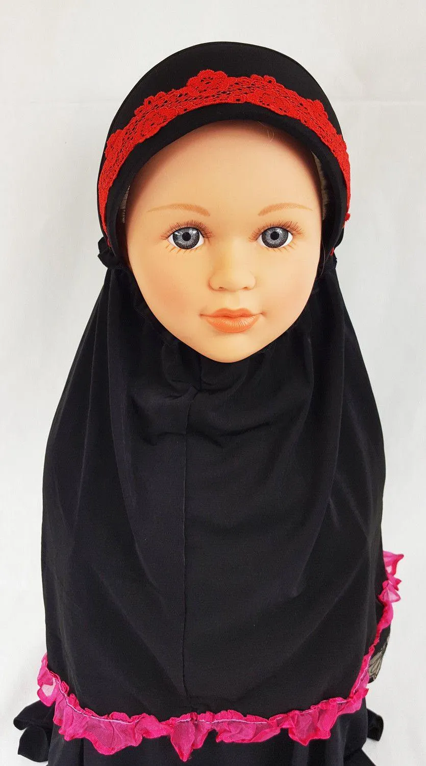 Viscose Baby Kids Children Hijab Islamic Scarf Shawls 1-6T