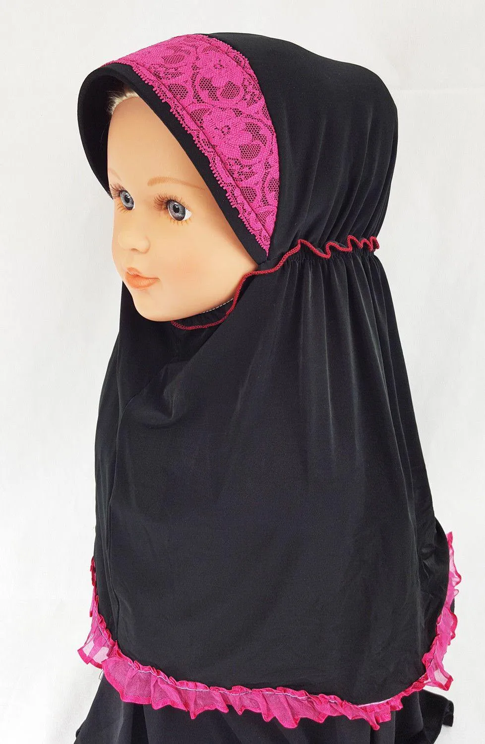 Viscose Baby Kids Children Hijab Islamic Scarf Shawls 1-6T