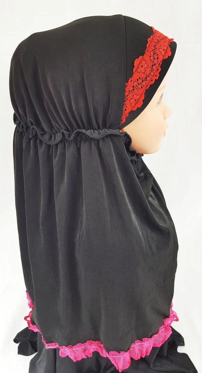 Viscose Baby Kids Children Hijab Islamic Scarf Shawls 1-6T