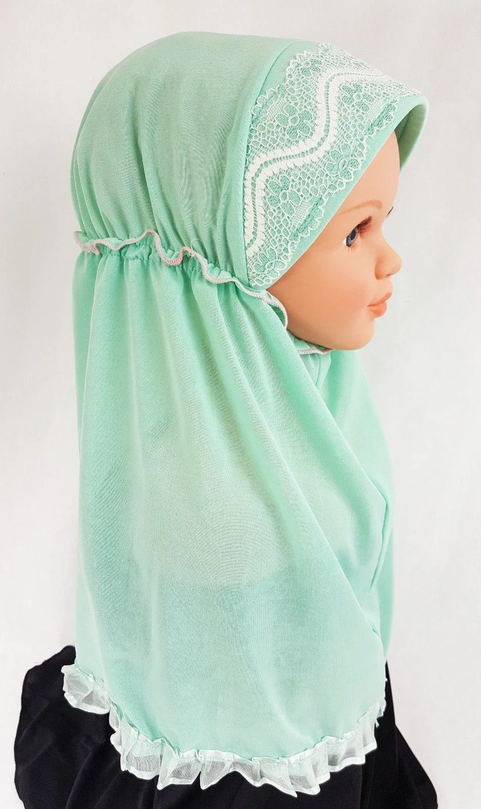 Viscose Baby Kids Children Hijab Islamic Scarf Shawls 1-6T