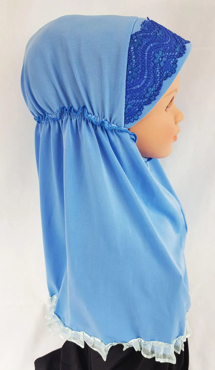 Viscose Baby Kids Children Hijab Islamic Scarf Shawls 1-6T