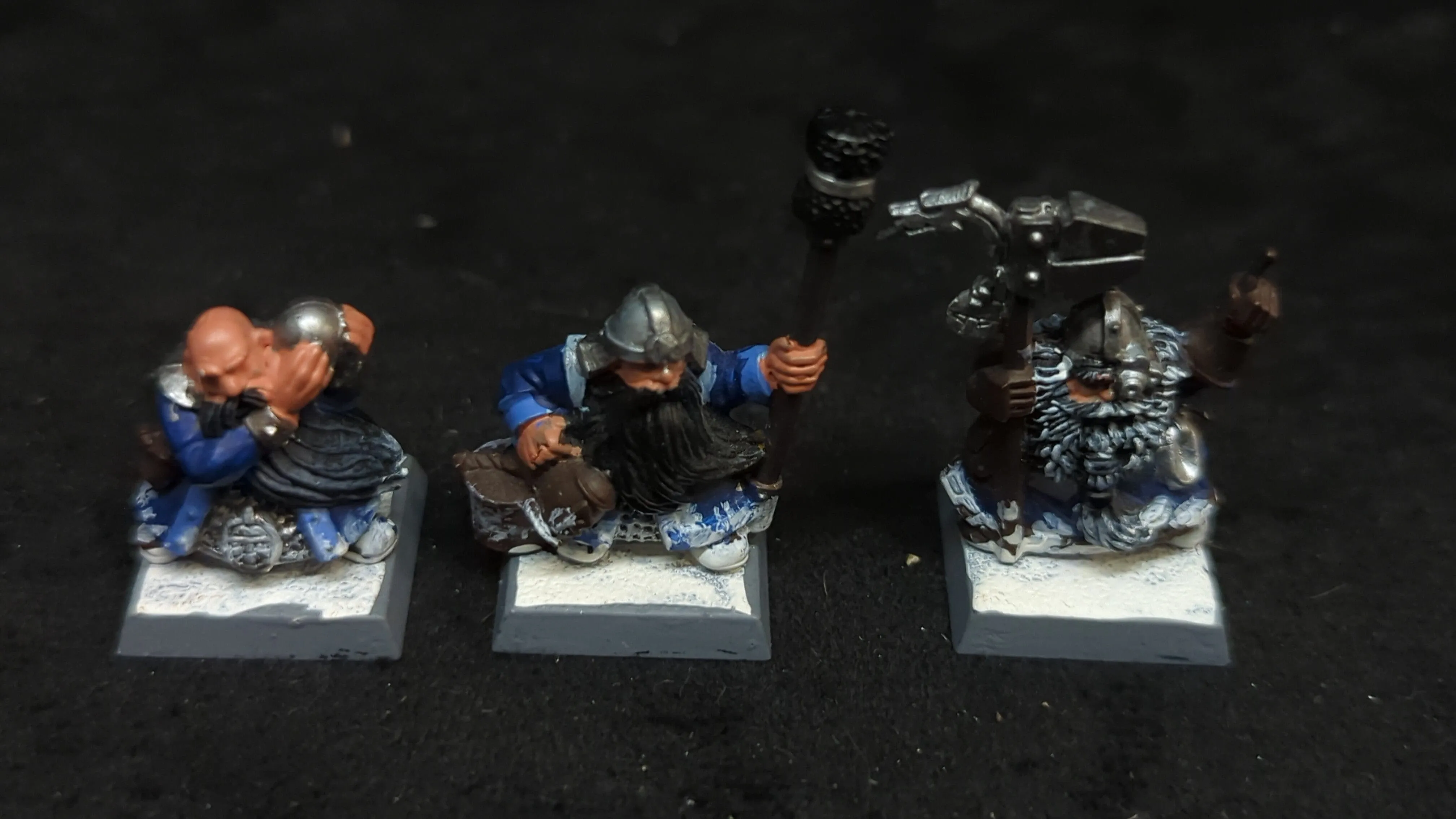 Warhammer Fantasy: Dwarven cannon Crew x3