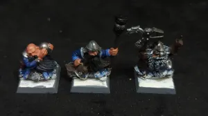 Warhammer Fantasy: Dwarven cannon Crew x3