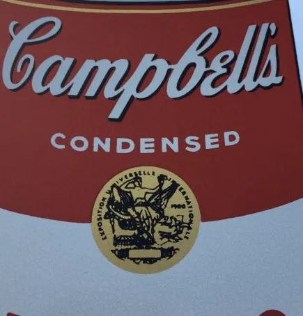 Warhol Tomato Soup Invitation 1988