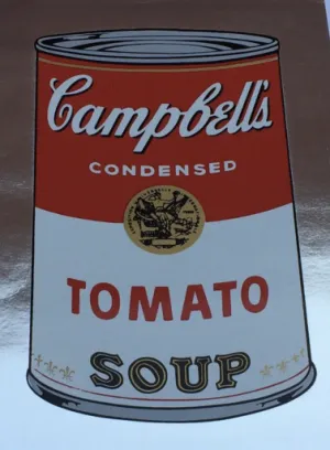 Warhol Tomato Soup Invitation 1988
