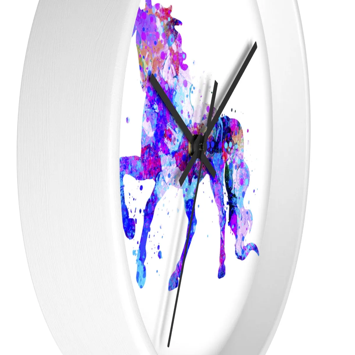 Watercolor Unicorn Wall Clock