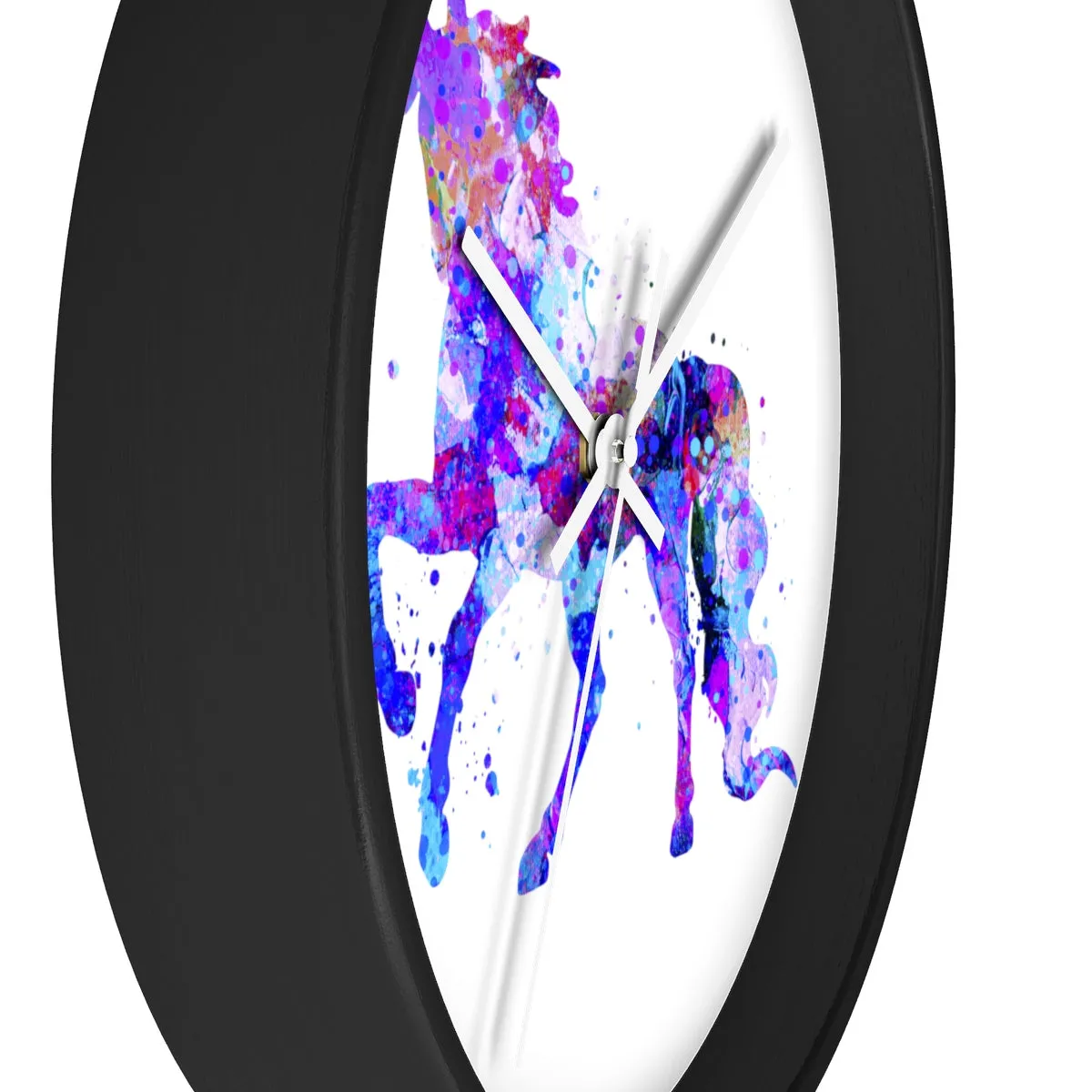 Watercolor Unicorn Wall Clock