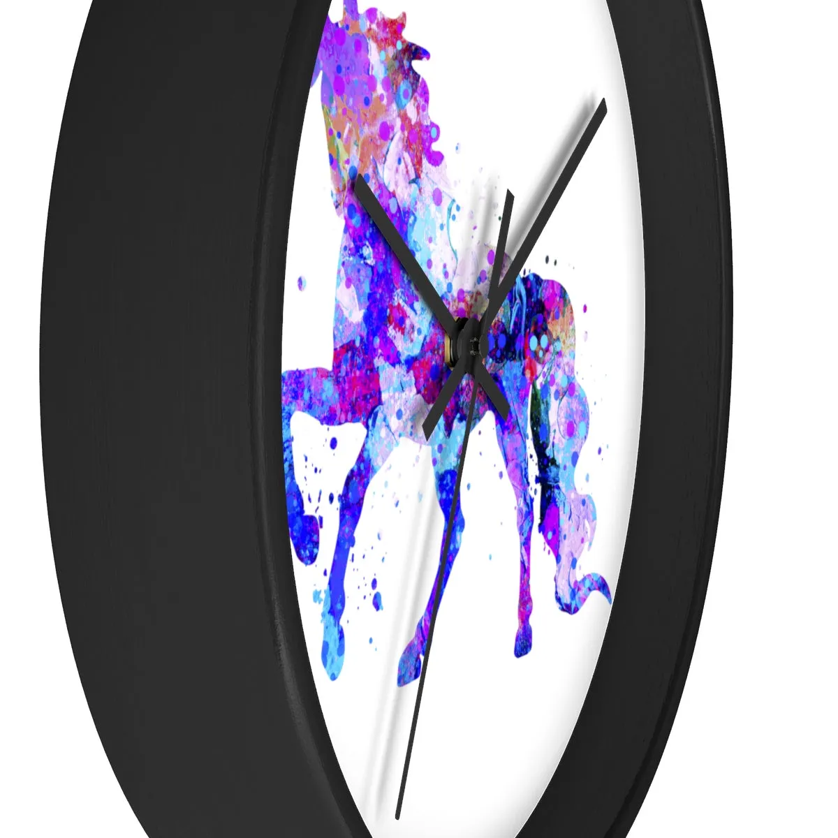 Watercolor Unicorn Wall Clock