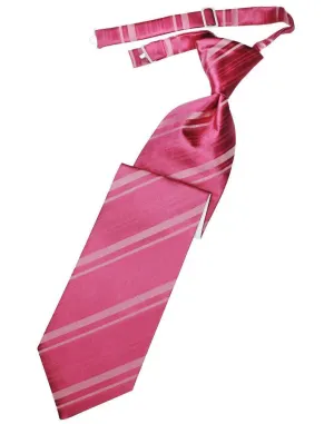 Watermelon Striped Satin Kids Necktie