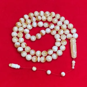 WHITE AMBER MISBAHA 10,4mm 43,6g