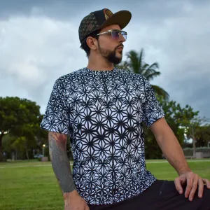 White Fractal Flowers T-shirt