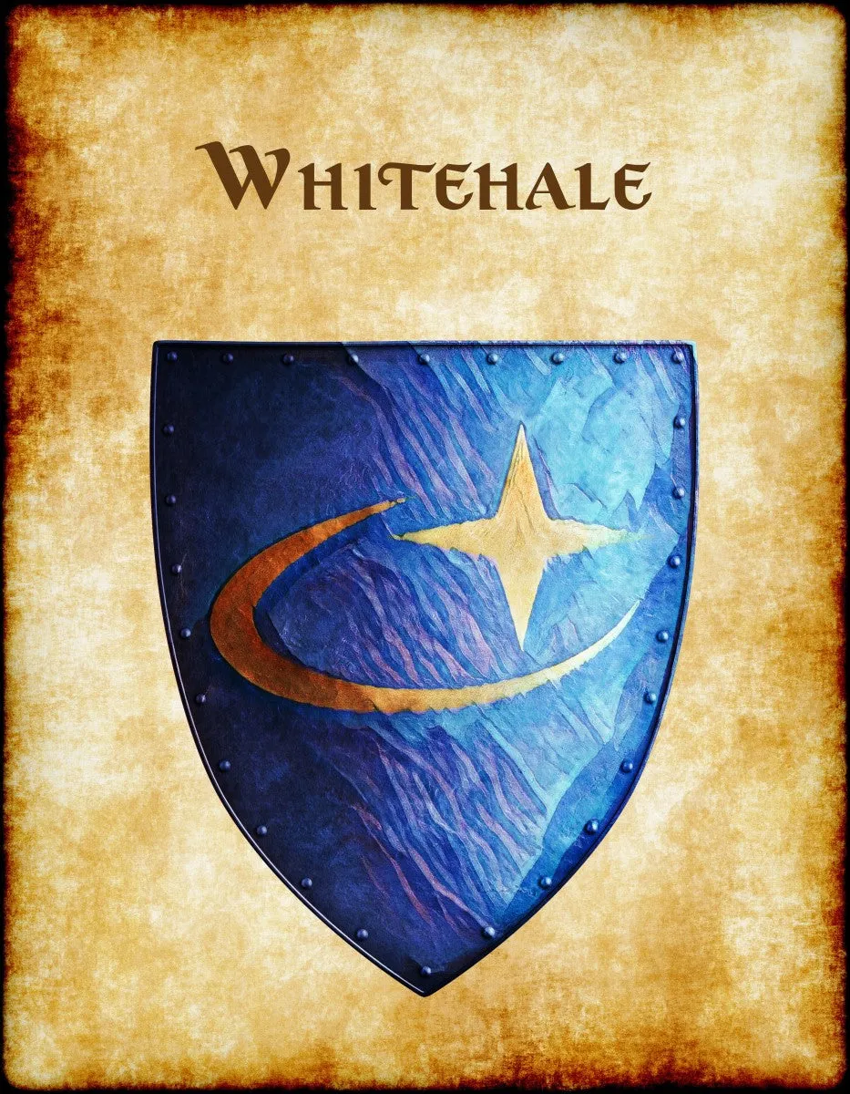 Whitehale Heraldry of Greyhawk Anna Meyer Cartography Canvas Art Print