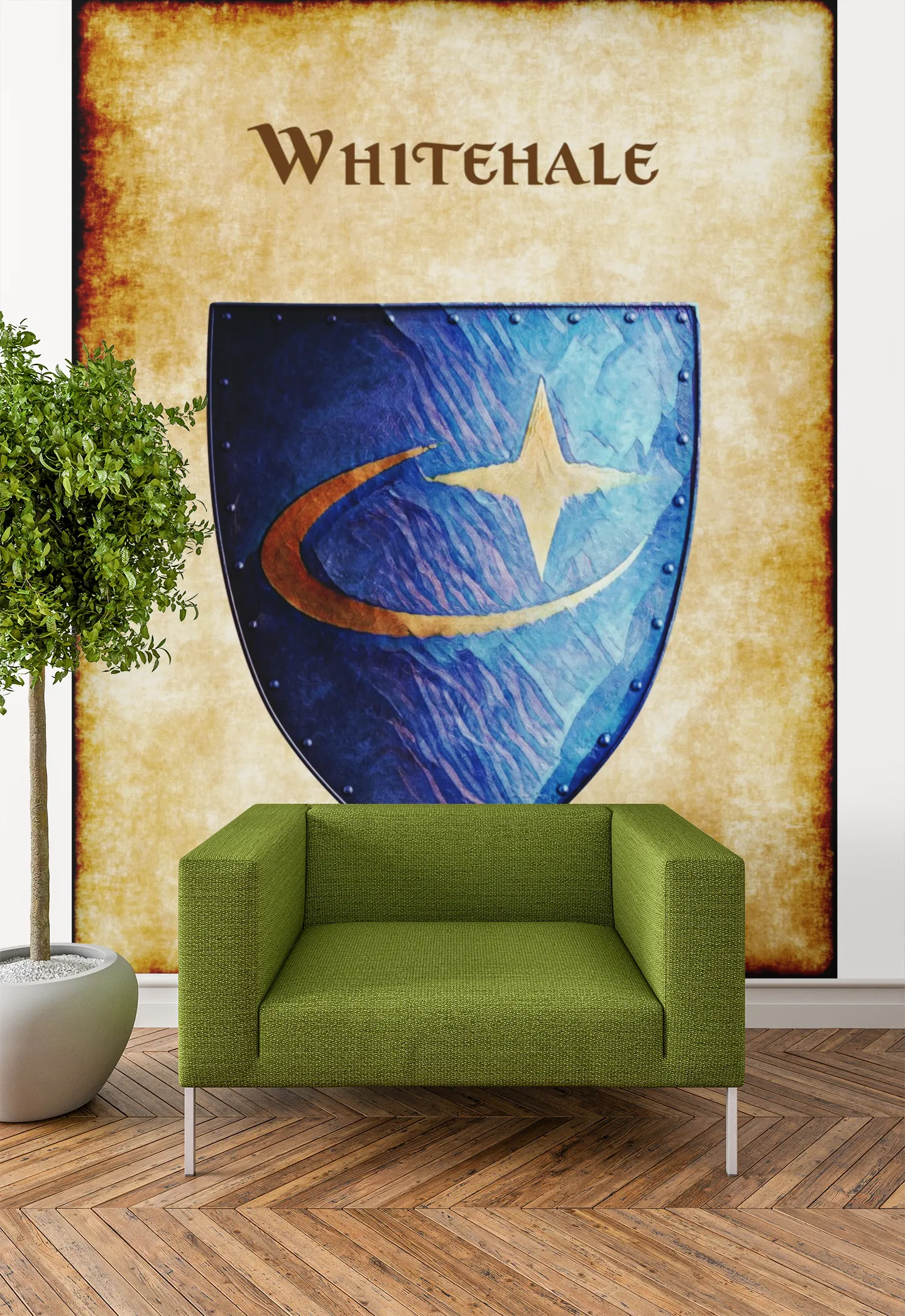 Whitehale Heraldry of Greyhawk Anna Meyer Cartography Canvas Art Print
