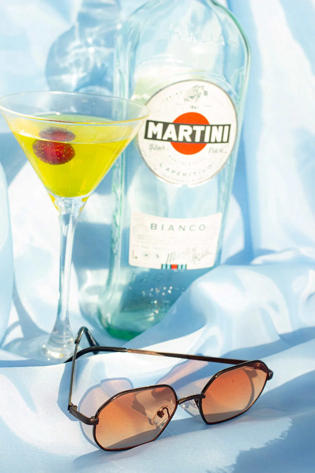 Wide Hexagonal Square Metal Frame Sunglasses