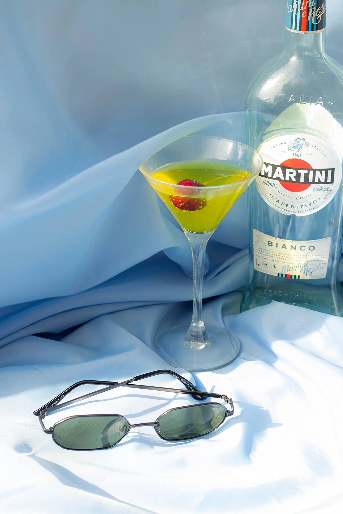 Wide Hexagonal Square Metal Frame Sunglasses