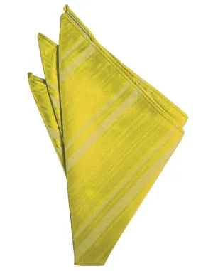 Willow Striped Satin Pocket Square