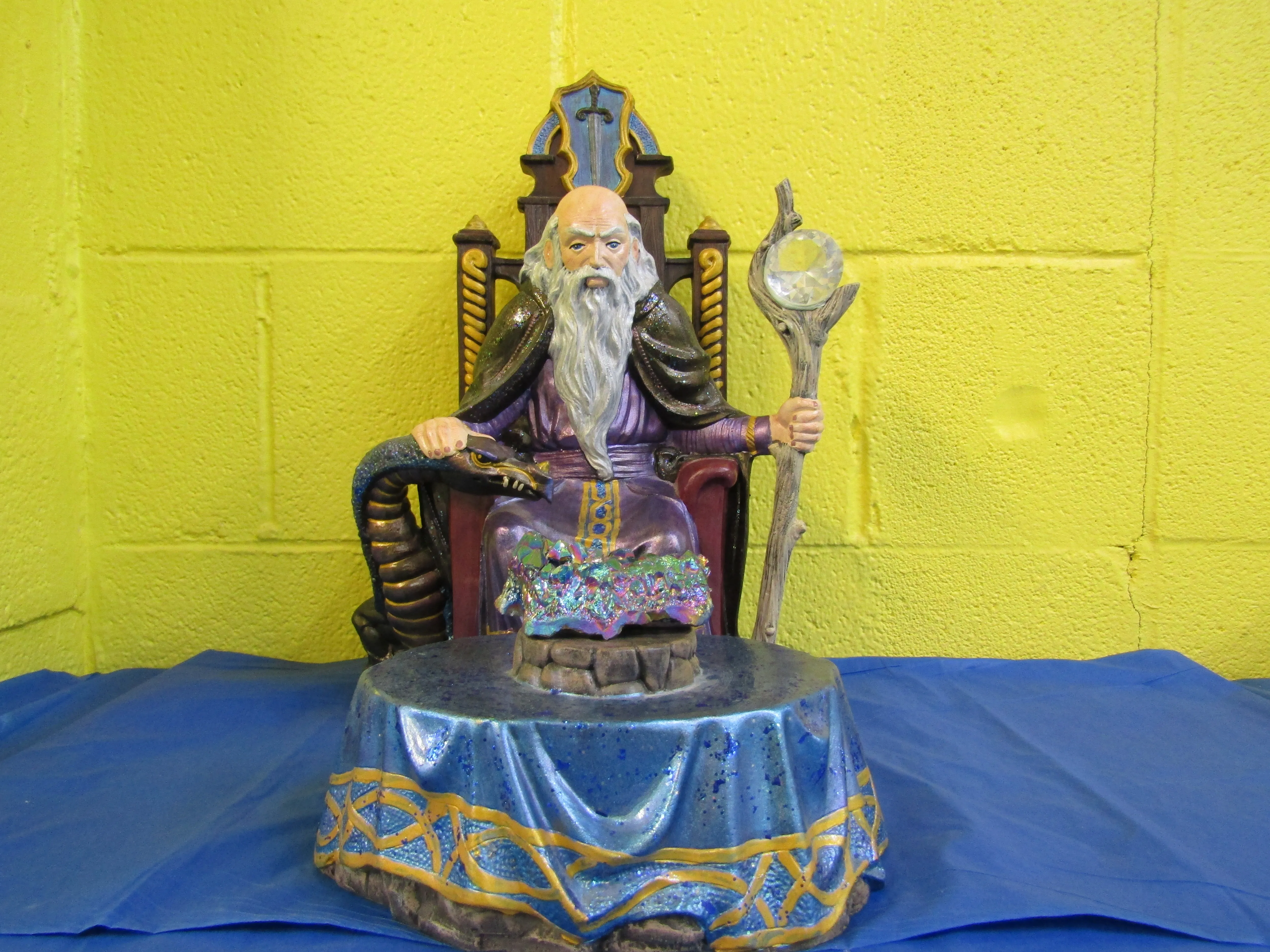 Wizard - Dragon, Table, Chair
